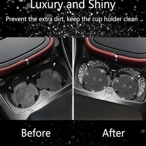 Silicone Car Cup Holder Coasters NEW